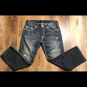 Men’s True Religion W34  Straight Big T Super